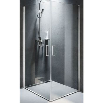 Душевой уголок Riho Novik Z209 100х100 G003026120  (GZ2100100) профиль Хром стекло прозрачное — фото 1, Квадратные душевые уголки