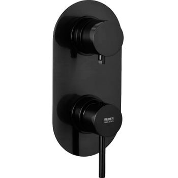 Смеситель для душа Remer X-Style X92KBCFP Черный хром брашированный — фото 1, Смеситель для душа