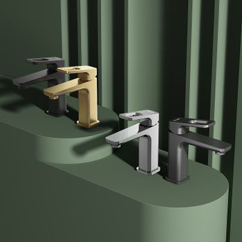 Смеситель для раковины Raglo R51.10.09 Графит матовый — фото 3, Смесители для раковины