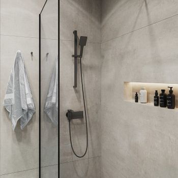 Душевая штанга Iddis Slide SLI70GLi17 Графит — фото 3, Штанги для душа