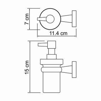 Lippe K-6599 Дозатор для жидкого мыла — фото 4, Дозаторы