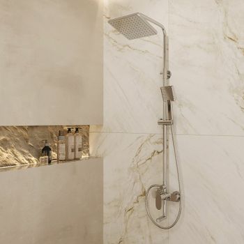 Верхний душ Bond Cube B02-9900 Хром — фото 9, Верхние души