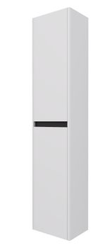 Пенал Luxury 35см, подвесной/напольный, универсальный , 2 дверцы, 2 полки, белый матовый — фото 1, Пеналы для ванной комнаты