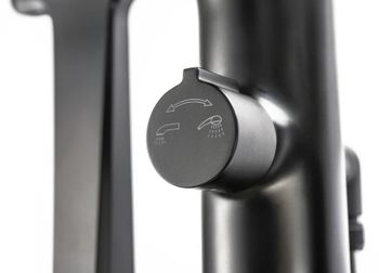 Смеситель для ванны Lemark Bronx LM3744BL Черный — фото 10, Смесители напольные