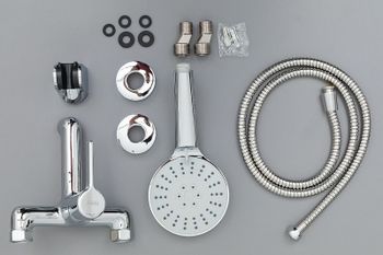 Смеситель для ванны Haiba HB60814 Хром — фото 5, Смеситель для ванны