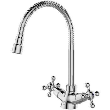 Смеситель для кухни Milardo Duplex DUPSB0FM05 Хром — фото 1, Смесители для кухни