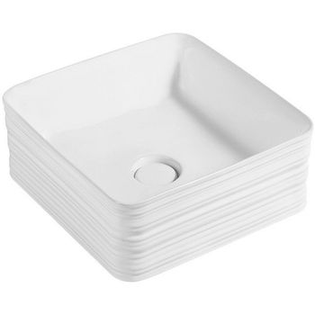 Раковина-чаша CeramaLux 38 W1531А Белая — фото 1, Раковины накладные