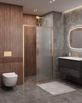 Душевая дверь CEZARES MOLVENO-BF-1-120-P-BORO — фото 2, Душевые двери в нишу