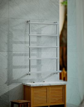 Электрический  полотенцесушитель Margaroli Sole 542-5 Хром — фото 8, Электрические полотенцесушители