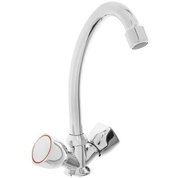 Смеситель для кухни Accoona Эконом A5680 Хром — фото 1, Смесители для кухни