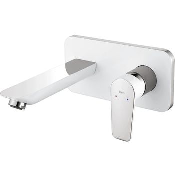 Смеситель для раковины Iddis Cloud CLOSB00i65 Белый Хром — фото 1, Смесители для раковины