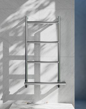 Электрический полотенцесушитель Margaroli Sereno 582-4 BOX 5823204CRNB Хром — фото 4, Электрические полотенцесушители