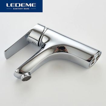 Смеситель для раковины Ledeme H40 1040L Хром — фото 8, Смесители для раковины