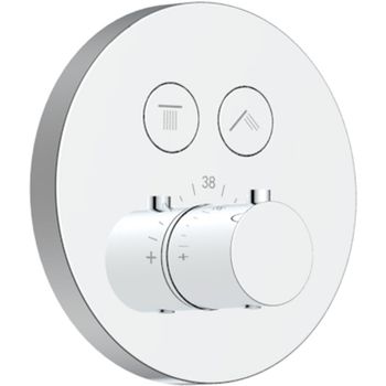 Душевая система AQUAme AQM8401CR с термостатом Хром — фото 5, Встраиваемые душевые комплекты