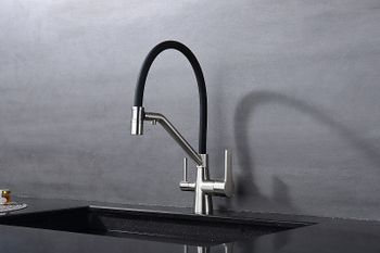 Смеситель для кухни Raglo R80.62.05 Сатин Черный — фото 6, Смесители для кухни