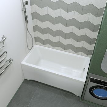 Акриловая ванна Radomir Vannesa Джоанна 140x70 2-01-0-0-1-252Р без гидромассажа — фото 13, Акриловые ванны