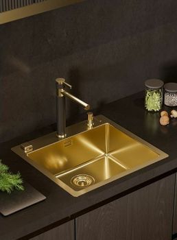 Смеситель для кухни Alveus Zina Monarch Bronze 1136511 Черный Бронза — фото 4, Смесители для кухни