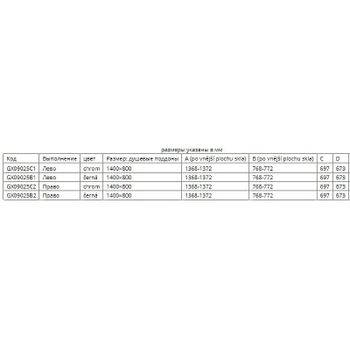 Душевой уголок Riho SZ Scandic NXT Х203 137х77 L G001071120 (GX09025C1) профиль Хром стекло прозрачн — фото 2, Прямоугольные душевые уголки