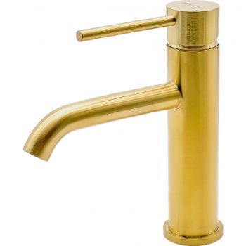 Смеситель для раковины Milacio Ultra MCU.550.GD / золотой / однорычажный / нержавеющая сталь — фото 1, Смесители для раковины