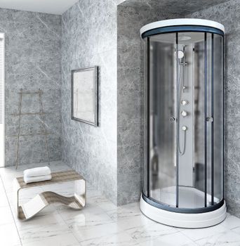 Душевая кабина Radomir Стронг 100x100 1-05-6-0-0-1811 без гидромассажа — фото 3, Душевые кабины