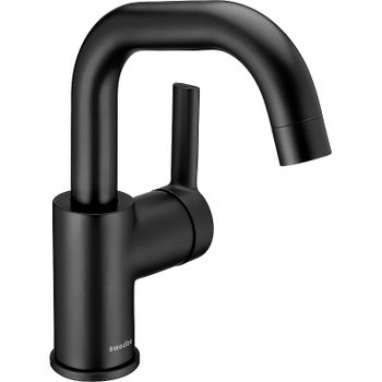 Смеситель для раковины Swedbe Diana 1011B Черный матовый — фото 1, Смесители для раковины