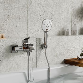 Salm 2701 Смеситель для ванны с коротким изливом — фото 2, Смеситель для ванны