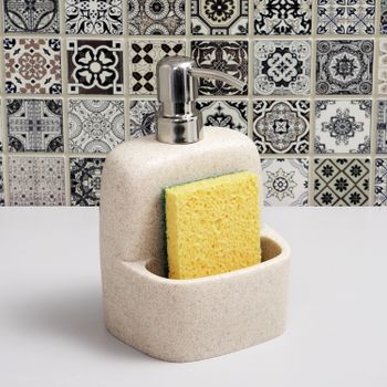 K-8499 Дозатор с емкостью для губки — фото 2, Дозаторы