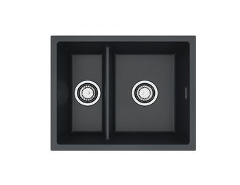 Мойка для кухни ALVEUS OMNI 50 GRANITAL CARBON-G91 550x450x198 с сифоном 1150202 — фото 1, Кухонные мойки