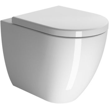 Унитаз GSI Pura 882011 приставной без сиденья — фото 1, Приставные унитазы