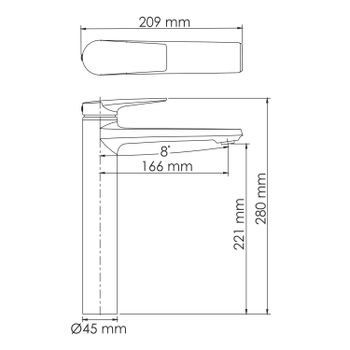 Glan 6603H Смеситель для умывальника — фото 11, Смесители для раковины