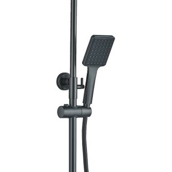 Душевая система Haiba HB24817-3 Пепельный — фото 4, Душевые стойки