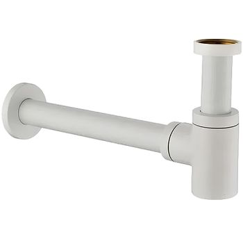 Сифон для раковины Remer 958BBO Белый матовый — фото 1, Сифоны для раковины