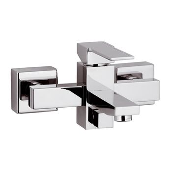 Смеситель для ванны Remer Qubica Q05 Хром — фото 1, Смеситель для ванны