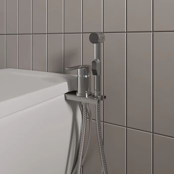 Гигиенический душ со смесителем Milardo Tidy 001SB00M08 Хром — фото 2, Гигиенические души