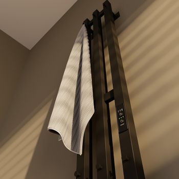 Электрический полотенцесушитель Altasan АргоПроф 120х17 АргоПроф12017ЧМ Черный муар — фото 2, Электрические полотенцесушители