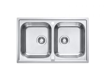 Мойка для кухни LINE MAXIM 70 SAT 90 795X505 в компл. с сифоном 1127257 — фото 1, Кухонные мойки