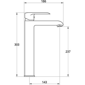 Смеситель для раковины Melodia della vita Heavy Metal MDV35621bk Черный матовый — фото 2, Смесители для раковины