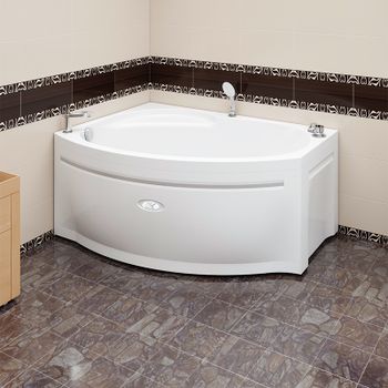 Акриловая ванна Radomir Vannesa Монти 150х105 L 2-01-0-1-1-213 Белая без гидромассажа — фото 4, Акриловые ванны