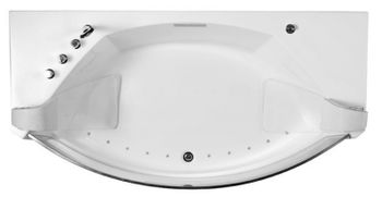 Акриловая ванна Gemy G9079 200х105 с гидромассажем — фото 1, Акриловые ванны