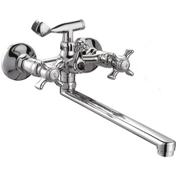 Смеситель для ванны D-Lin D147807-F универсальный Хром — фото 1, Смеситель для ванны