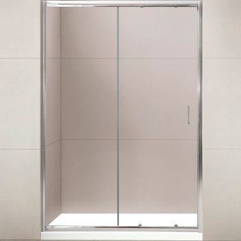 Душевая дверь BelBagno Uno 160 UNO-195-BF-1-160-C-Cr профиль Хром стекло прозрачное — фото 1, Раздвижные душевые двери