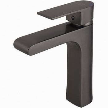 Смеситель для раковины Melodia della vita Waltz MDV30120gn Оружейная сталь — фото 1, Смесители для раковины