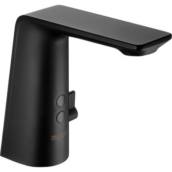 Смеситель для раковины Swedbe Europe 6020B Черный матовый — фото 5, Смесители для раковины