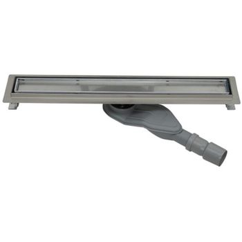 Душевой лоток ALMAes Arianda 70 AR70CH с двухсторонней решеткой Нержавеющая сталь — фото 1, Душевые лотки