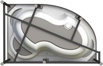 Акриловая ванна Radomir Vannesa Ирма 3 160x105 L 2-01-0-1-1-229 Белая без гидромассажа — фото 4, Акриловые ванны