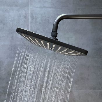 Верхний душ Bond Cube B03-9988 Черный матовый — фото 7, Верхние души