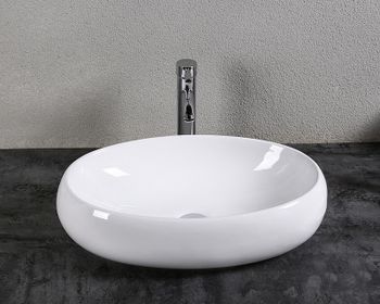 Раковина-чаша Bond 60 S58-600 Белая глянцевая — фото 10, Раковины накладные