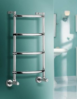 Водяной полотенцесушитель Margaroli Luna 432-4 4323704CRN Хром — фото 4, Водяные полотенцесушители