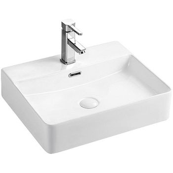 Раковина Azario 50 AZ-2173-S Белая — фото 1, Раковины накладные