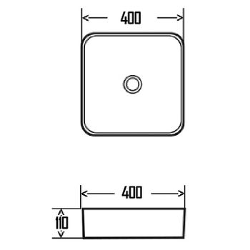 Товар: Раковина-чаша AQUAme 40 AQM5008 Белая глянцевая - фото 2 Раковина-чаша AQUAme 40 AQM5008 Белая глянцевая — фото 2, Раковины накладные